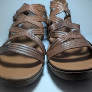 BareTraps Tan Strappy Sandals